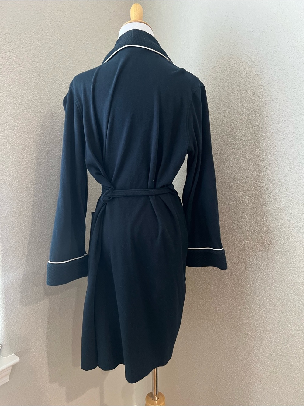 Lauren Essentials Monogram Robe, M - Picture 4 of 6